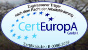 Zertifiziert durch CertEuropA